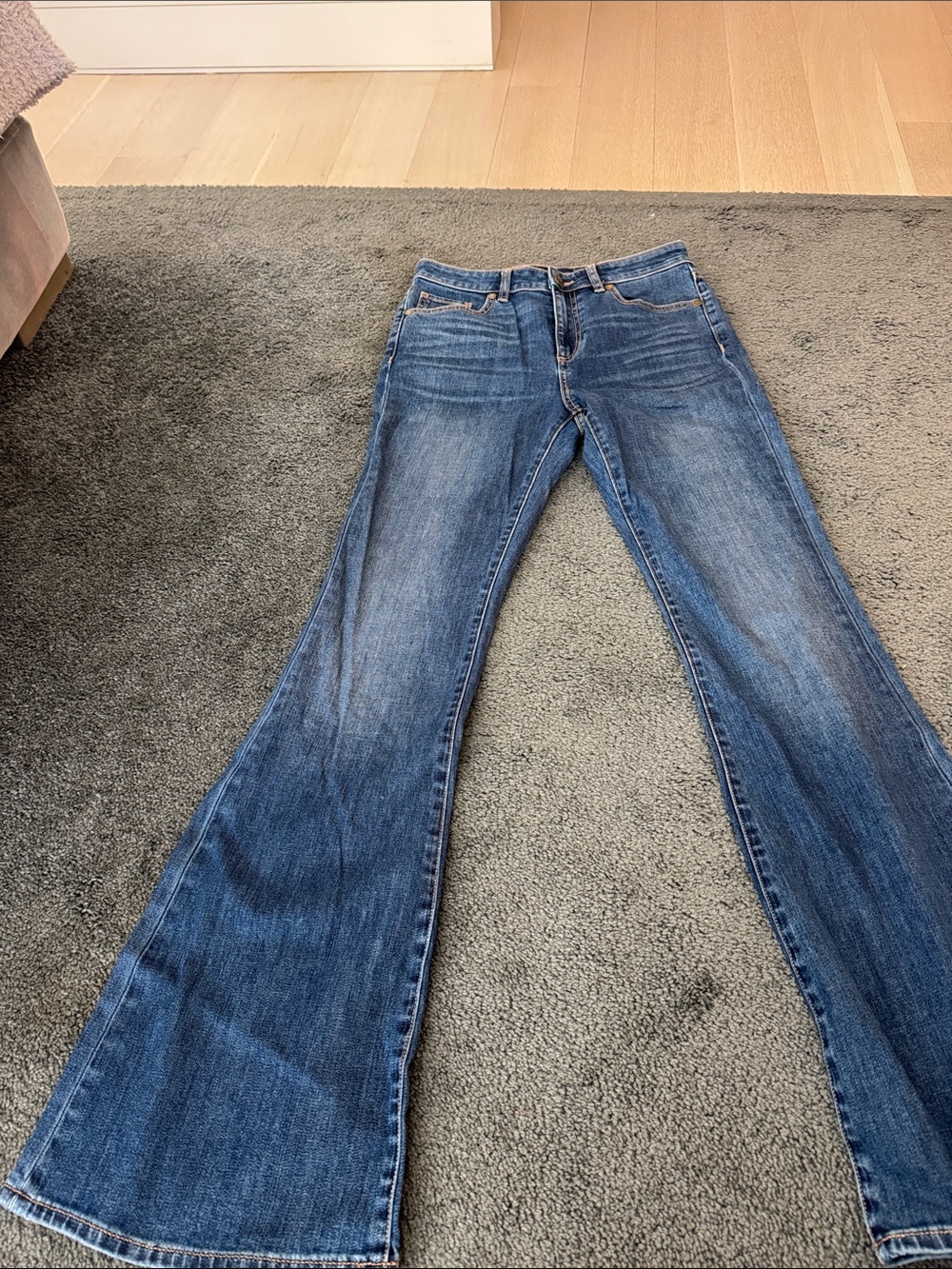 Ramy Brook Medium Blue Flare Jeans